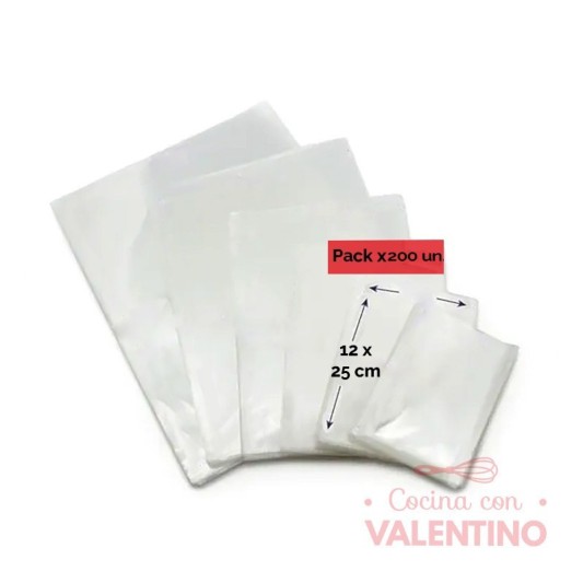 Bolsa Polipropileno 12x25 - 1 Un (bulto Bulto 200 U)
