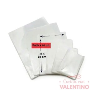 Bolsa Polipropileno 15x20 - 1 Un (bulto Pack 10 Un.)