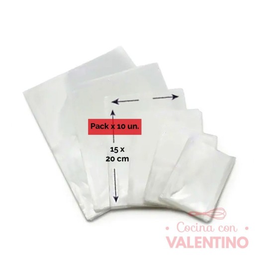 Bolsa Polipropileno 15x20 - 1 Un (bulto Pack 10 Un.)