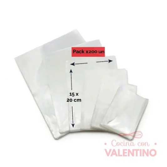Bolsa Polipropileno 15x20 - 1 Un (bulto Bulto 200 U)