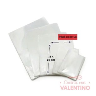 Bolsa Polipropileno 15x25 - 1 Un (bulto Pack 100 Un.)