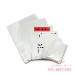 Bolsa Polipropileno 15x25 - 1 Un (bulto Bulto 200 U)