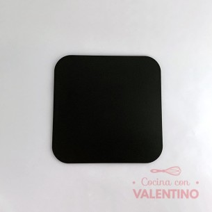 Base Fibro Plus Cuadrada Negra (medida 16cm)