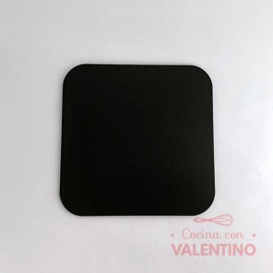 Base Fibro Plus Cuadrada Negra (medida 20cm)