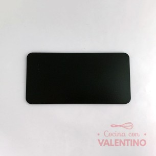 Base Fibro Plus Rectangular Negra (medida 10x20cm)