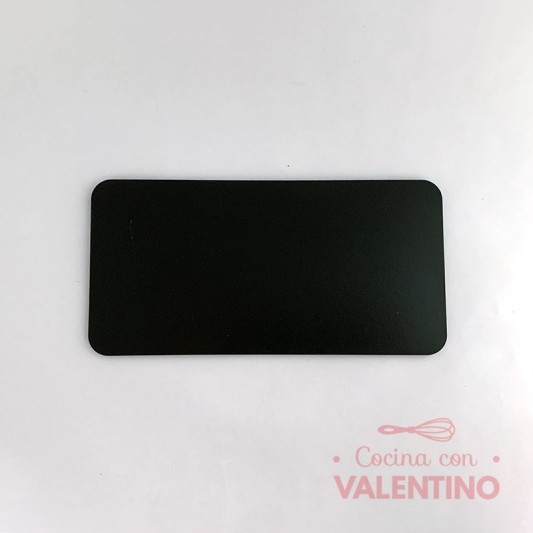 Base Fibro Plus Rectangular Negra (medida 10x20cm)
