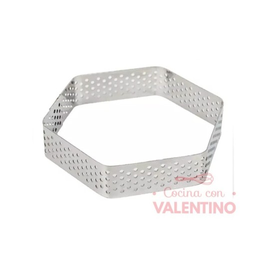 Cintura Doña Clara Hexagonal Perforada (medida 10cm)