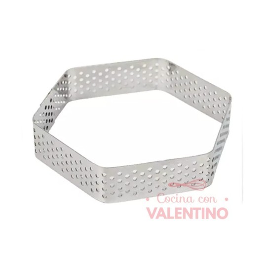 Cintura Doña Clara Hexagonal Perforada (medida 8cm)