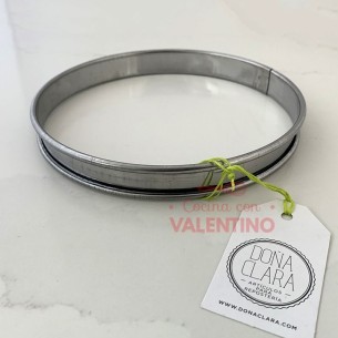 Aro Tarta Doña Clara Doble Rulo 2 Cm Alto (medida 16cm)