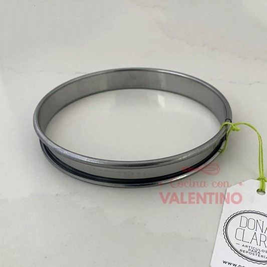Aro Tarta Doña Clara Doble Rulo 2 Cm Alto (medida 14cm)