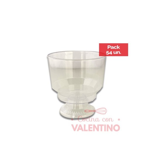 Vaso Acrilico Copa  - 100 Cc (bulto Pack 54 Un.)