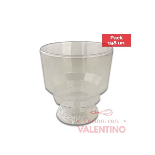 Vaso Acrilico Copa  - 200 Cc (bulto Pack 198 Un.)