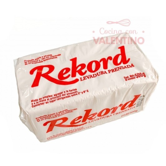 Levadura Fresca Prensada Rekord - 500 Grs
