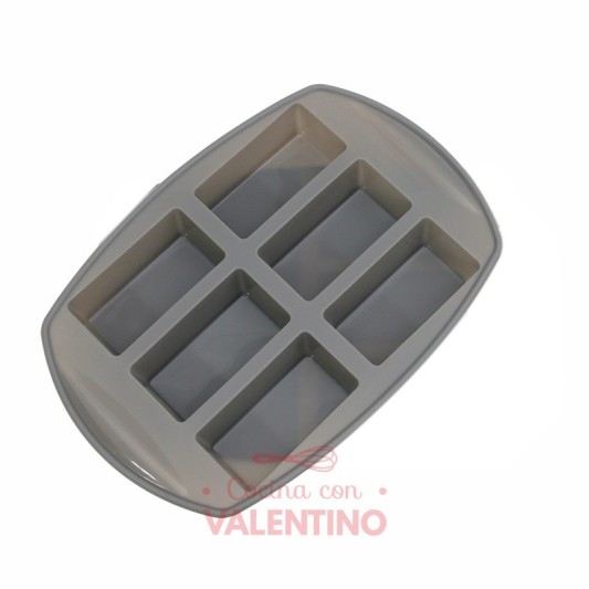 Molde Silicona Mini Budin Plus Market - 6 Un