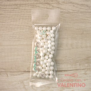 Drops Pastelar Perlas Maxi Blancas - 35Grs
