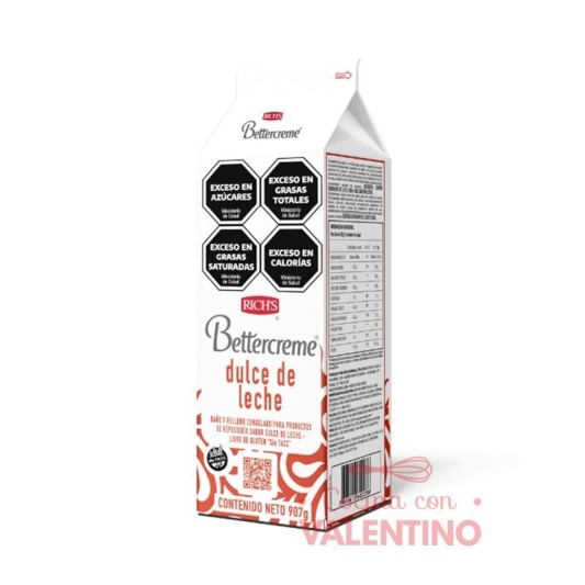 Bettercreme Rich Dulce de Leche - 907 Grs