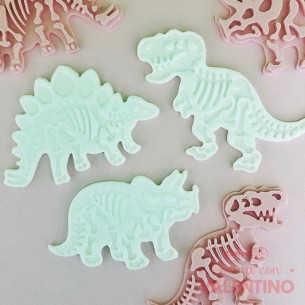 Cortante + Marcador Ruphas Dinosaurio - 3 Un