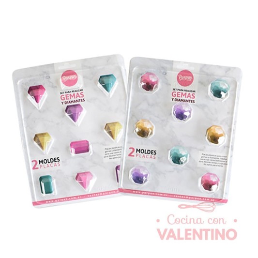 Set Placa Parpen Gemas y Diamantes SPBD