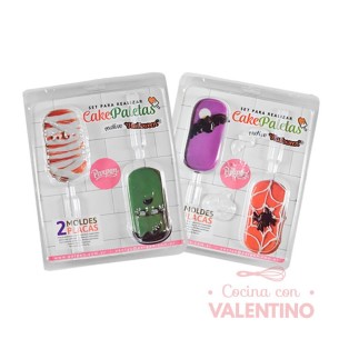 Set Placas Parpen Cake Paletas Halloween