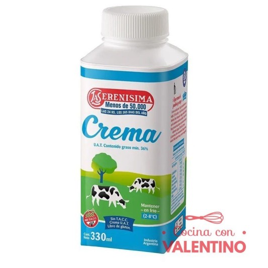 Crema de Leche La Serenisima - 330 Ml