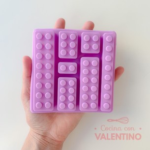 Molde Silicona Mini Legos x7