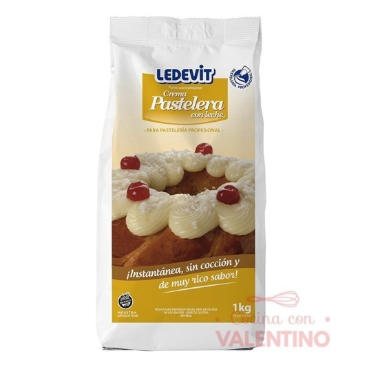 Crema Pastelera en Frio Ledevit - 1 Kg