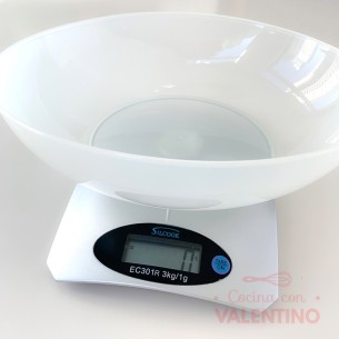 Balanza Digital Silcook con Bowl - 3 Kg