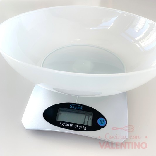 Balanza Digital Silcook con Bowl - 3 Kg