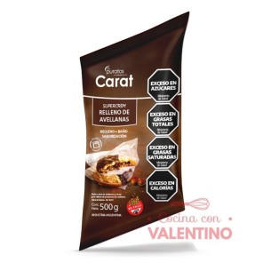 Relleno Carat Supercrem Avellanas - 500 Grs