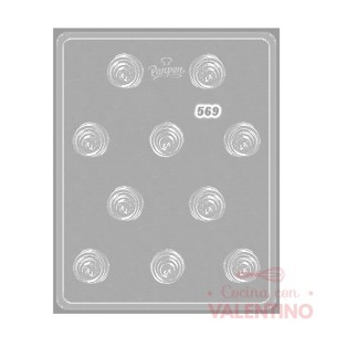 Placa Bombon Circular Alto x12 Parpen P569