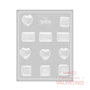 Placa Parpen Bombones Rayados P162