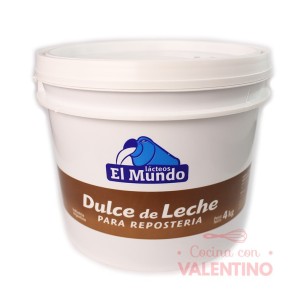 Dulce de Leche El Mundo Plastico - 4 Kg