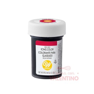 Colorante Gel Wilton - Rojo Intenso - 28 Grs.