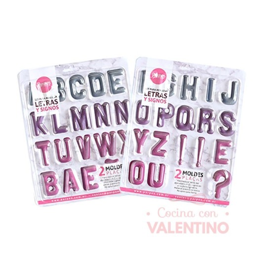 Set Placa Parpen Letras y Signos SPLS
