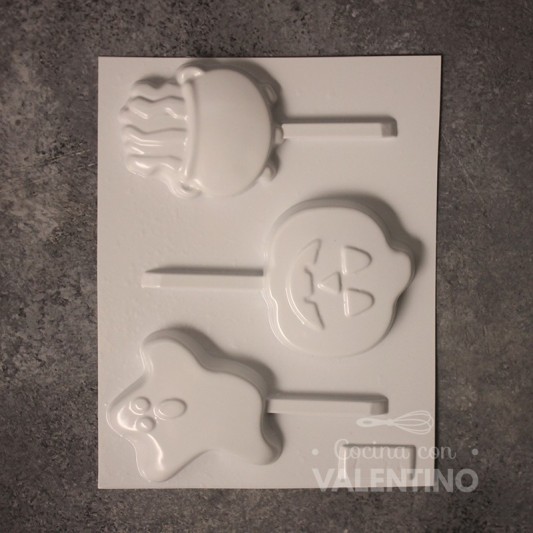 Placa Plastichok Chupetines Halloween x3 1397A