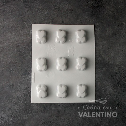 Placa Plastichok Bombon Corazones Unidos x9 35A