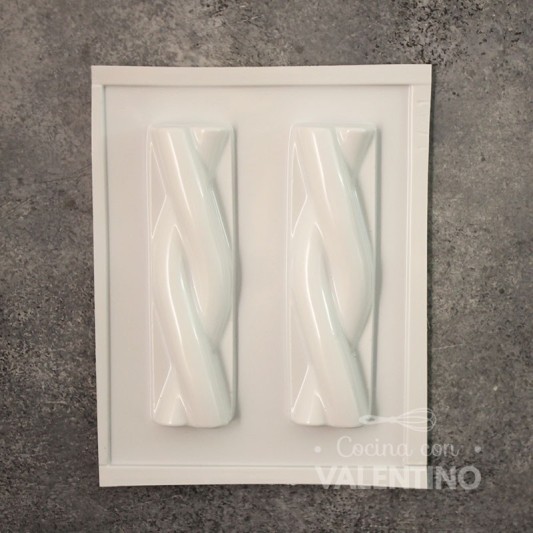 Placa Plastichok Dos Barras Entrelazadas 1781A