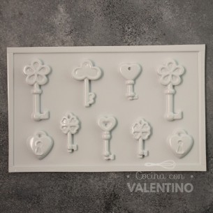 Placa Plastichok Llaves Varias 1785C