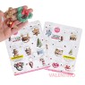 Set Placas Parpen Mini Candy Navideño