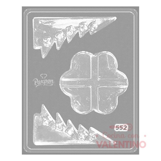 Placa Pinito Navideño 3D