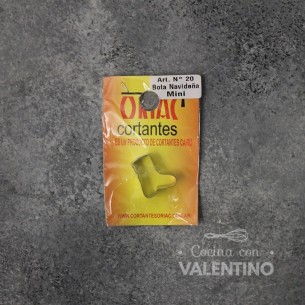 Cortante Oriac Bota Navideña Mini