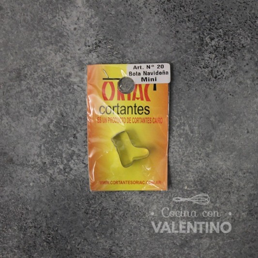 Cortante Oriac Bota Navideña Mini