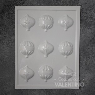 Placa Plastichok Adornitos Navidad x9 1833A