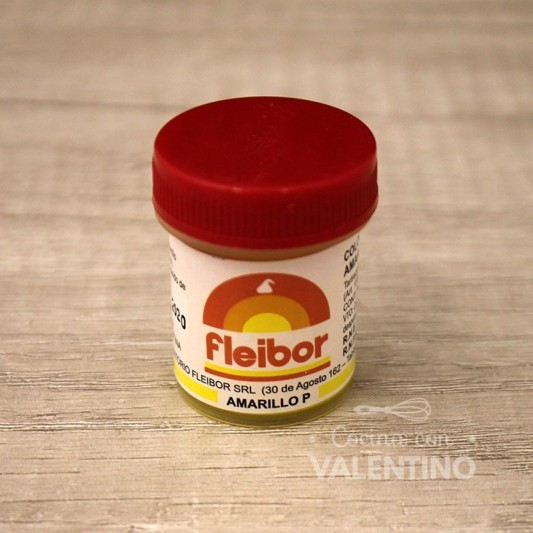 Colorante Pasta Fleibor Amarillo P - 15 Grs