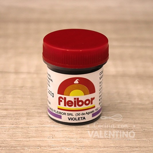 Colorante Pasta Fleibor Violeta - 15 Grs