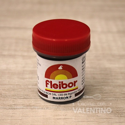 Colorante Pasta Fleibor Marron P - 15 Grs