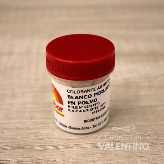 Colorante Polvo Fleibor Blanco Perlado - 5 Grs