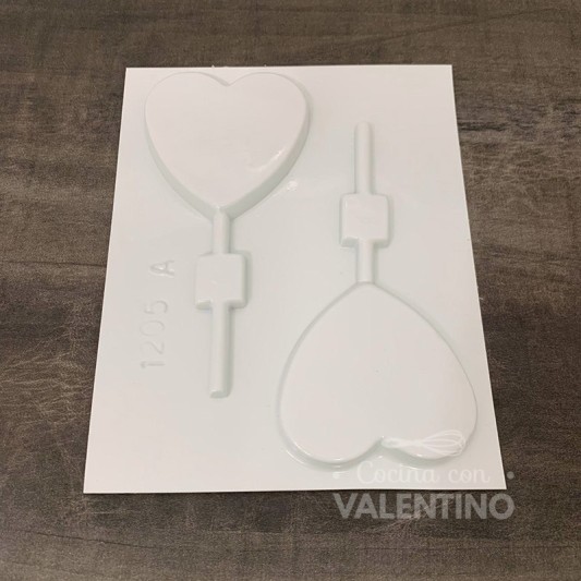 Placa Plastichok Chupetin Corazon x2 1205A
