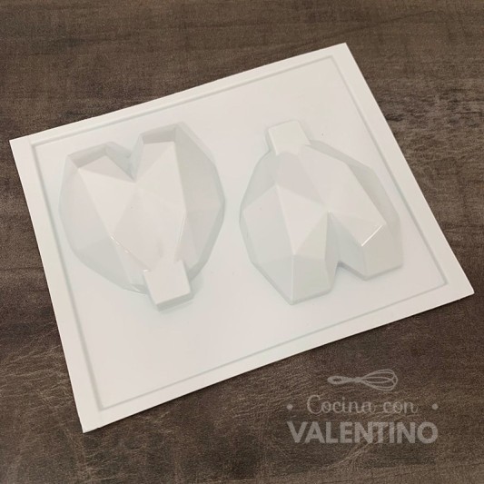 Placa Plastichok Corazon Diamante x2 1798A