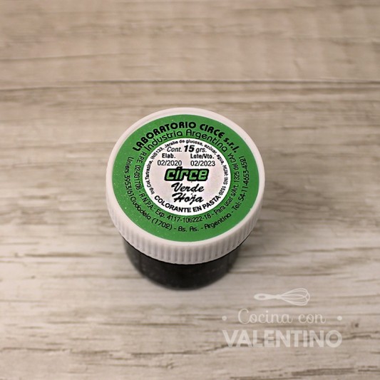 Colorante Pasta Circe Verde Hoja - 15 Grs